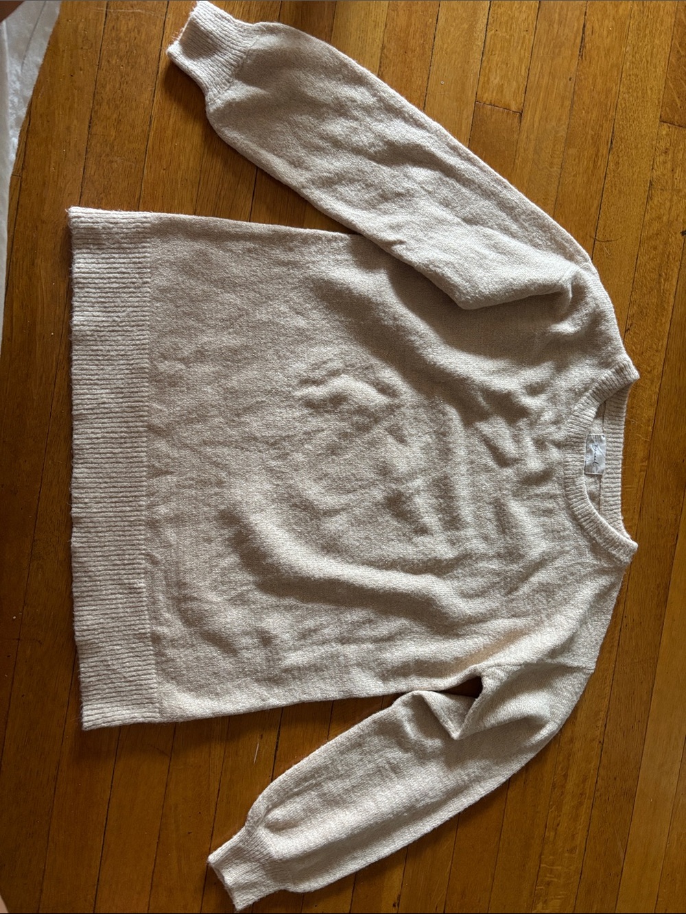 Cozy Cream Crewneck Sweater
